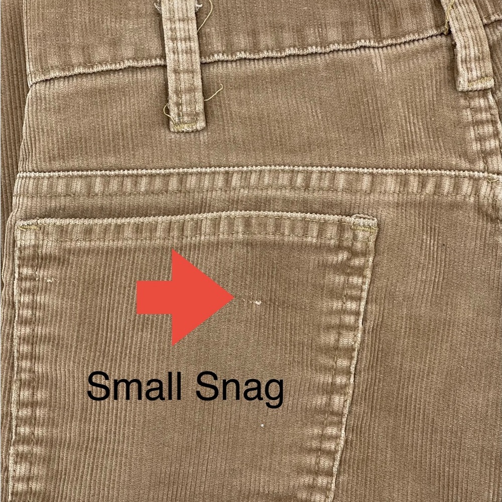 Levi’s Beige Corduroy Cords Straight Leg Pants Jeans 29x29 (29x28 1/8”) Vtg 70s - Picture 11 of 11